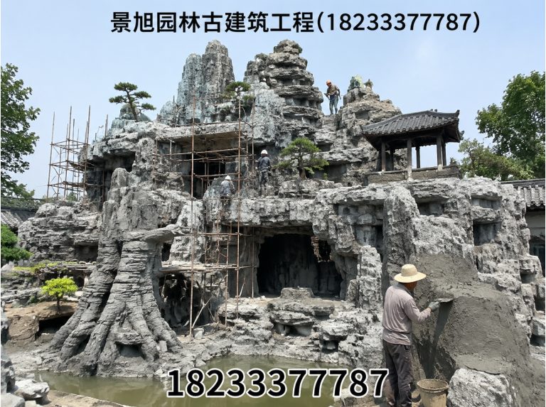 望都县景旭园林古建筑工程展示图